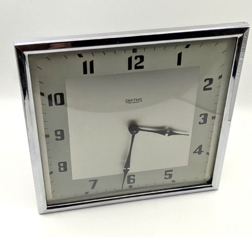 ART DECO LARGE EASEL CLOCK BY SMITHS CLOCKMAKERS ENGLAND - ADDITIONAL PHOTO 8