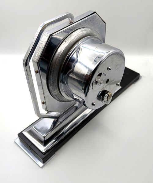 ART DECO STYLISH DESK CLOCK 8 DAY MOVEMENT ENGLISH C1930S - ADDITIONAL PHOTO 7