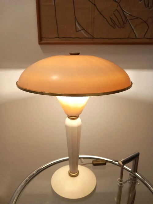 ART DECO ICONIC LARGE BAKELITE DESK TABLE LAMP BY EILEEN GRAY FRANCE C1930 - ADDITIONAL PHOTO 3