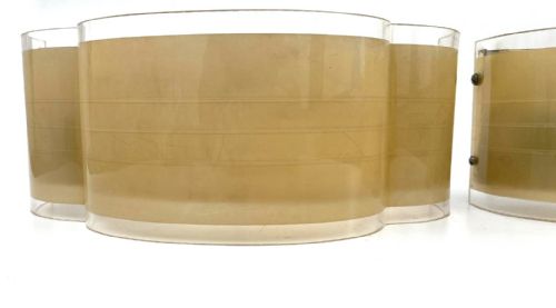 ART DECO MATCHING PAIR CLOUD SHAPED WALL LIGHT SCONCES C1930 - ADDITIONAL PHOTO 1