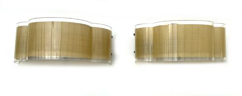 ART DECO MATCHING PAIR CLOUD SHAPED WALL LIGHT SCONCES C1930 - ADDITIONAL PHOTO 5