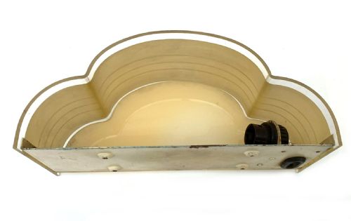 ART DECO MATCHING PAIR CLOUD SHAPED WALL LIGHT SCONCES C1930 - ADDITIONAL PHOTO 13