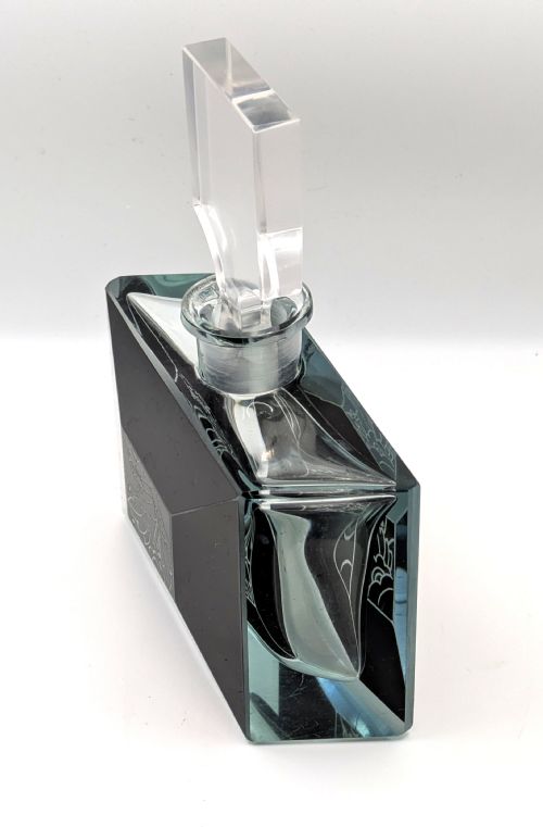 ART DECO ENAMEL AND GLASS PERFUME BOTTLE BY KARL PALDA C1930 - ADDITIONAL PHOTO 6