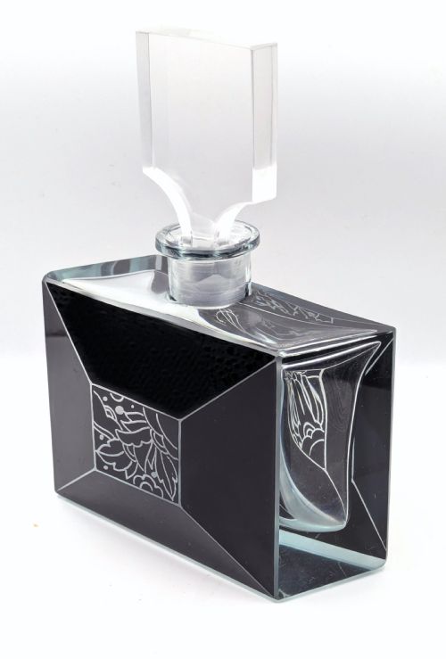 ART DECO ENAMEL AND GLASS PERFUME BOTTLE BY KARL PALDA C1930 - ADDITIONAL PHOTO 10