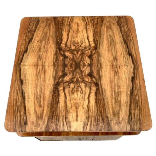 BEAUTIFUL ART DECO WALNUT COCKTAIL DRINKS DRY BAR TABLE ENGLAND C1930 - ADDITIONAL PHOTO 9