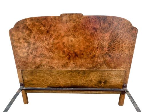 ART DECO WALNUT DOUBLE BED C1930 - ADDITIONAL PHOTO 2