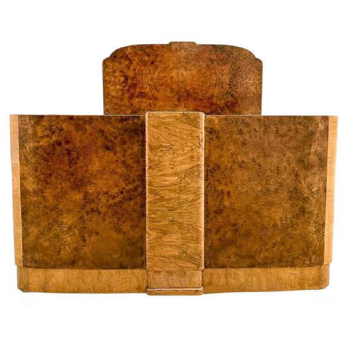 ART DECO WALNUT DOUBLE BED C1930 - ADDITIONAL PHOTO 6