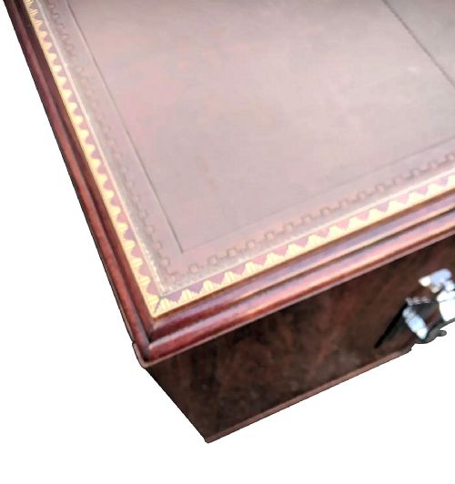 ART DECO IMPRESSIVE MODERNIST PARTNERS DESK FRENCH C1930 - ADDITIONAL PHOTO 3