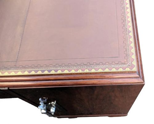 ART DECO IMPRESSIVE MODERNIST PARTNERS DESK FRENCH C1930 - ADDITIONAL PHOTO 12