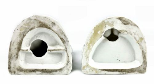 ART DECO PAIR OF CERAMIC BOOKENDS 'PIERROT AND PIERRETTE' C1930 - ADDITIONAL PHOTO 6