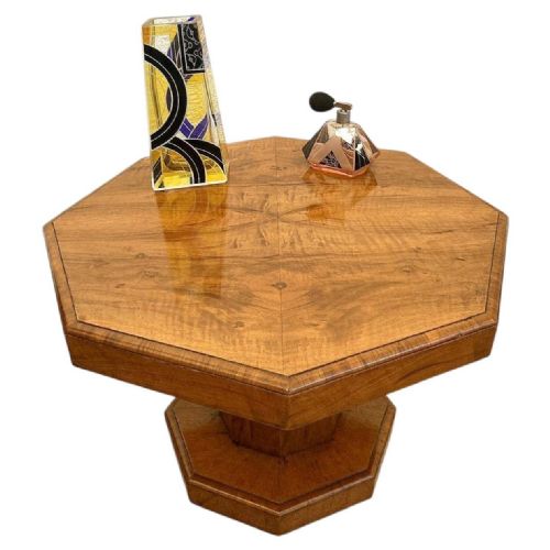 ART DECO WALNUT OCCASIONAL COFFEE TABLE ENGLISH C1930 - ADDITIONAL PHOTO 3