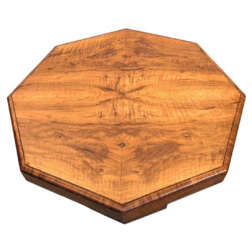ART DECO WALNUT OCCASIONAL COFFEE TABLE ENGLISH C1930 - ADDITIONAL PHOTO 4