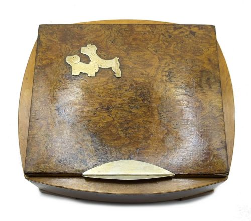 ART DECO NOVELTY SCOTTIE DOG CIGARETTE BOX C1930 - ADDITIONAL PHOTO 7