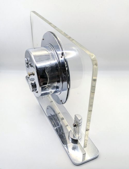 ART DECO MODERNIST WIND UP CLOCK BY SMITHS CLOCKMAKERS C1930 - ADDITIONAL PHOTO 4