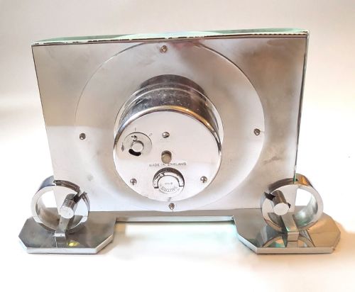 IMPRESSIVE ART DECO MODERNIST WIND UP MANTLE CLOCK BY SMITHS CLOCKMAKERS C1930 - ADDITIONAL PHOTO 10