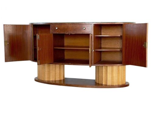 SPECTACULAR ART DECO SIDEBOARD IN WALNUT SYCAMORE BY HILLE C1930 - ADDITIONAL PHOTO 3