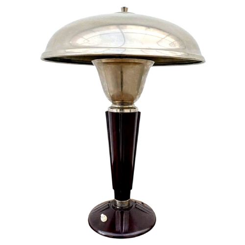 Art Deco Large  Iconic  Bakelite Desk Table Lamp by Eileen Gray, France, C1930