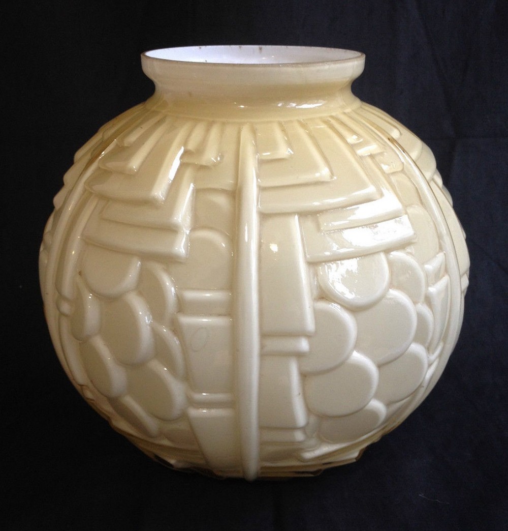 Art Deco French Geometric Vase