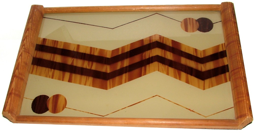 Art Deco Geometric Tray
