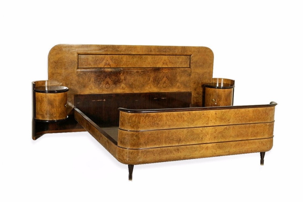 Stylish Art Deco Italian Queen Sized Bed