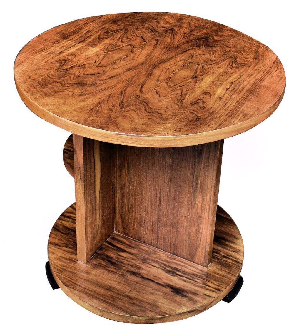 Original 1930s English Art Deco Modernist Occasional Table