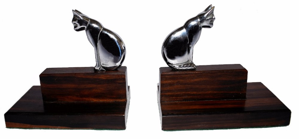 Modernist Art Deco Bookends