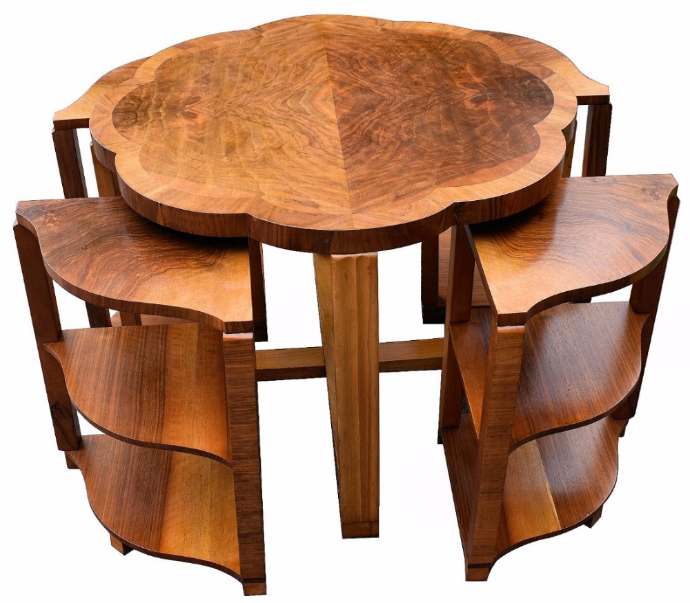 Original 1930's Art Deco Nest of Tables