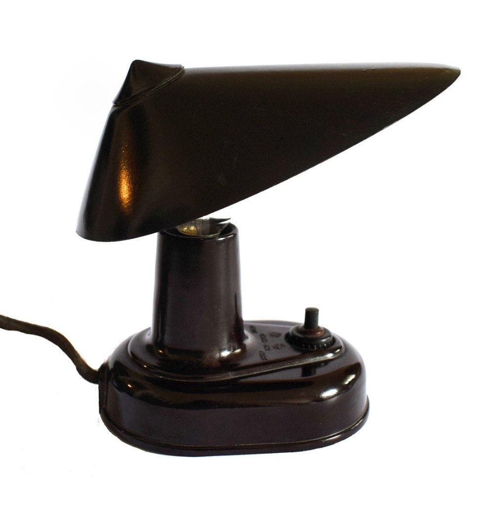 Miniature Streamline Art Deco Bakelite Lamp