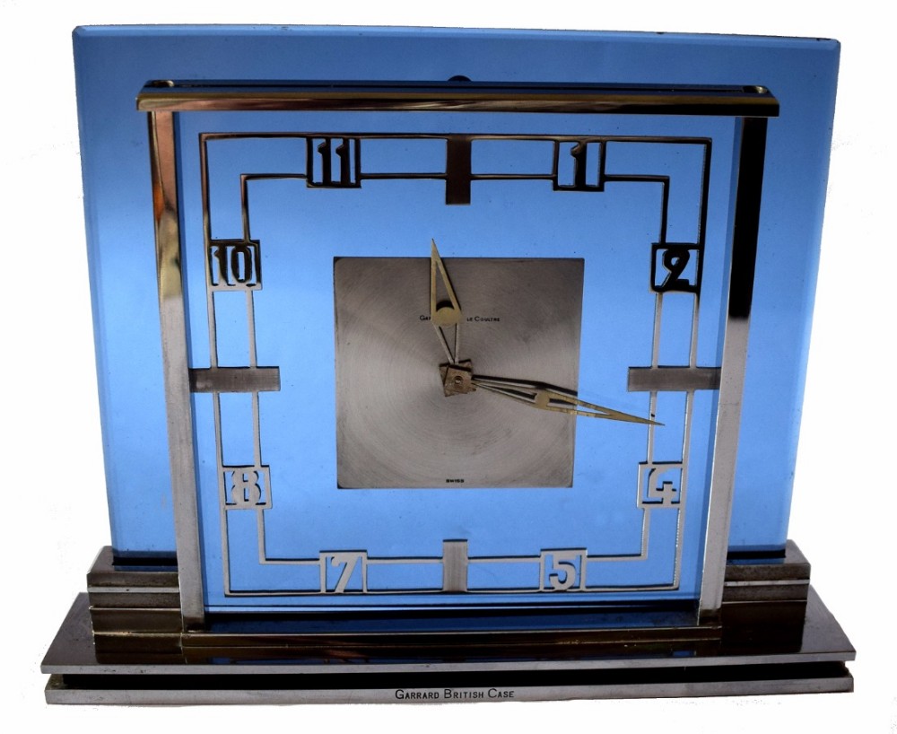 Art Deco Garrard  LeCoultre Mantle Clock