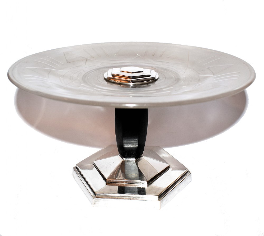 Art Deco French Silver Plated Coupe