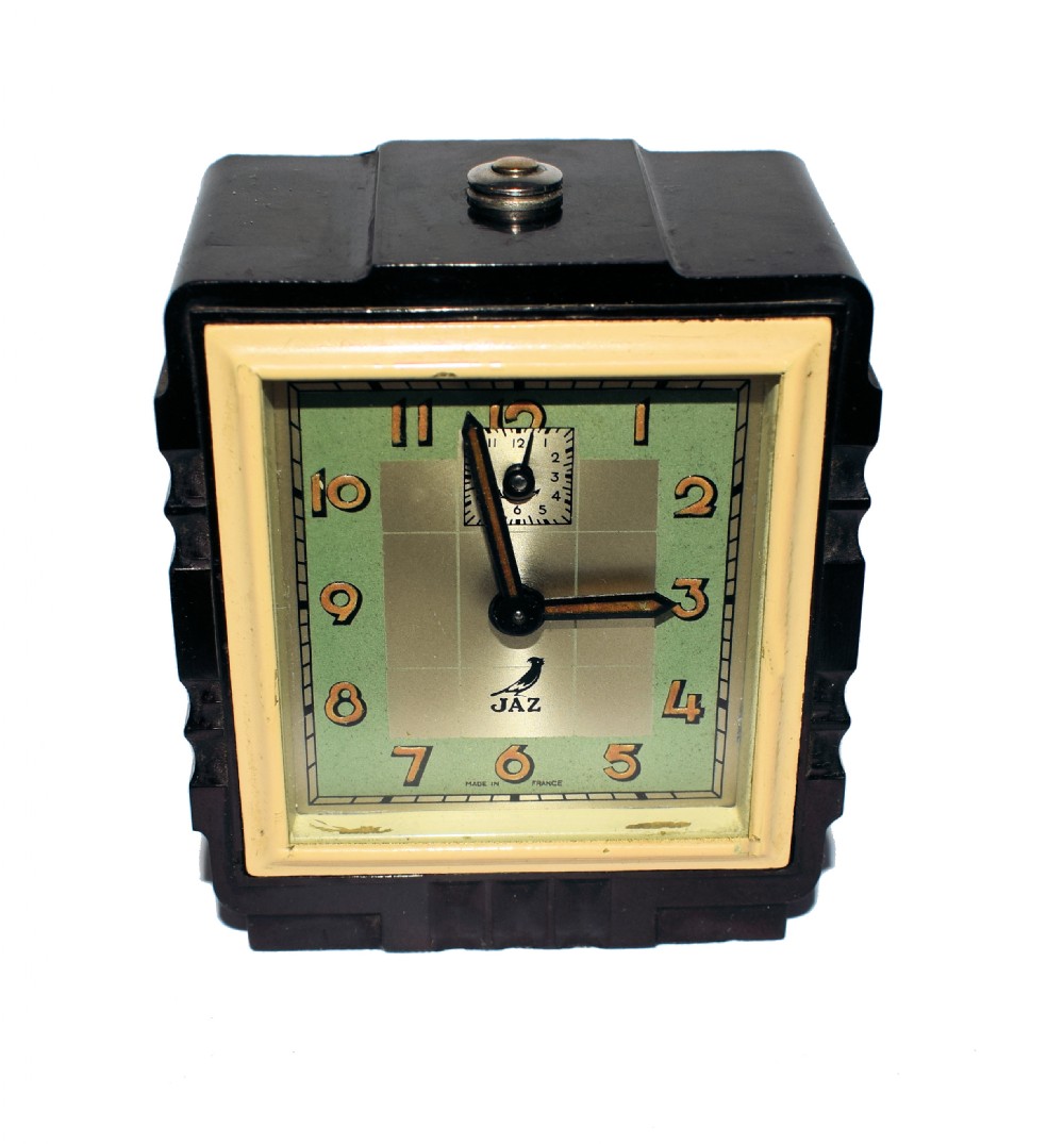 Art Deco 1930's French Bakelite Miniature Alarm Clock View III