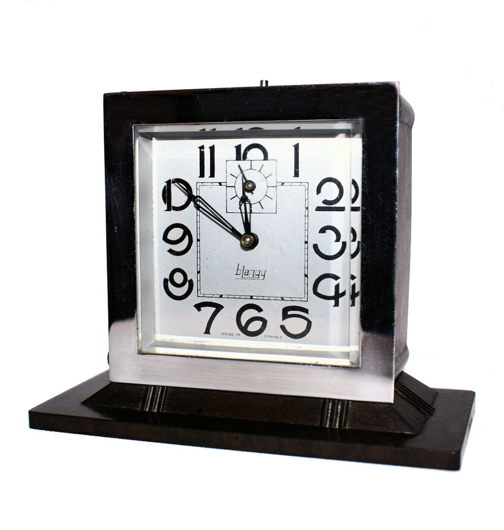 1930's Art Deco Clock by the French Clock Company Blangy
