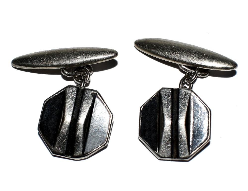 English Art Deco Men’s Cufflinks