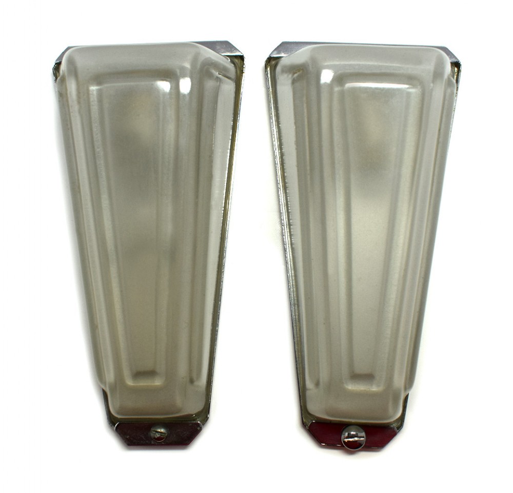 Pair of Art Deco Conical Wall Lights