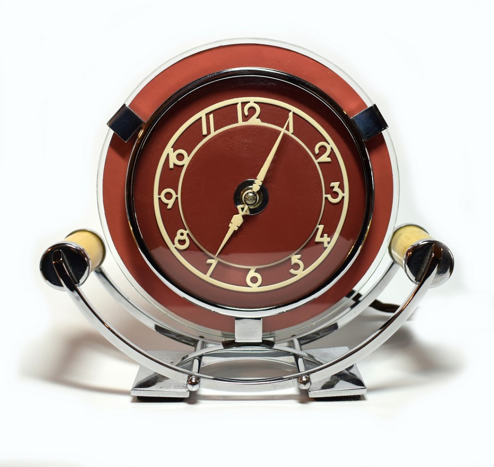 1930's Art Deco Modernist Smiths Clock