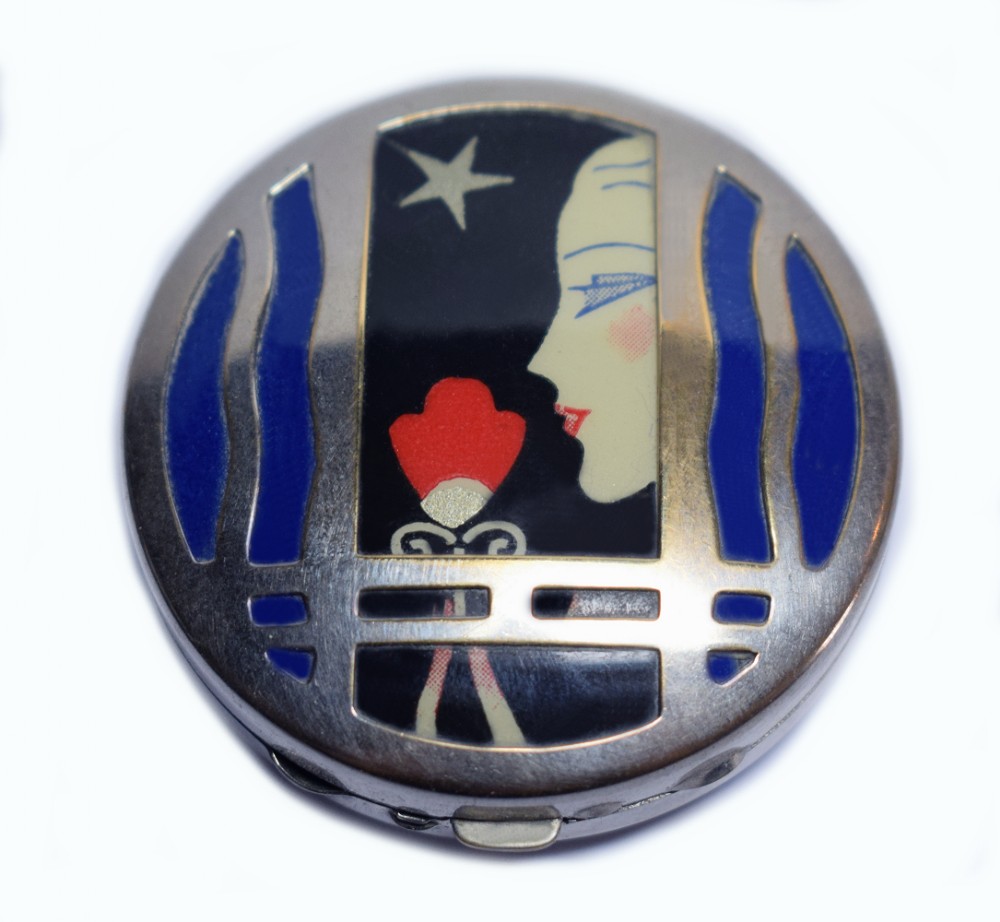 Karess 1920's Art Deco Ladies Powder Compact