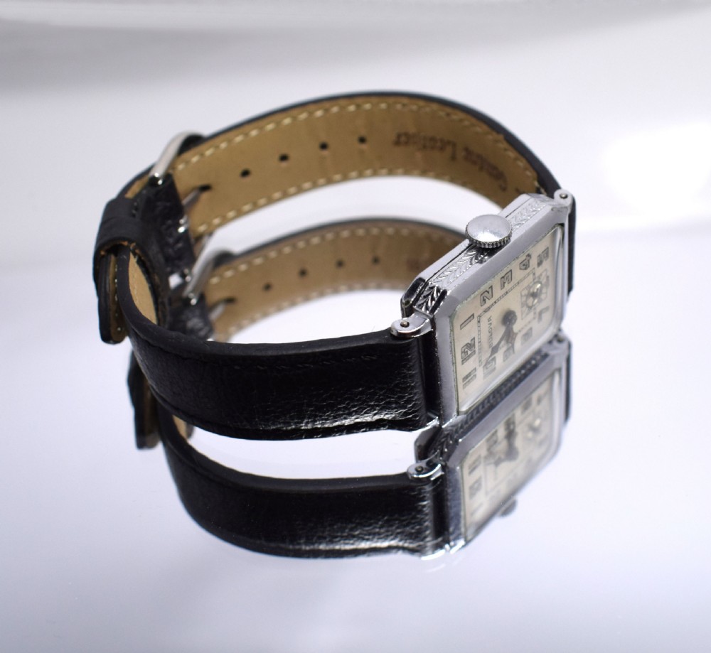 Men's 1928 Art Deco 14-Karat Gold Filled Bulova Wristwatch View XI