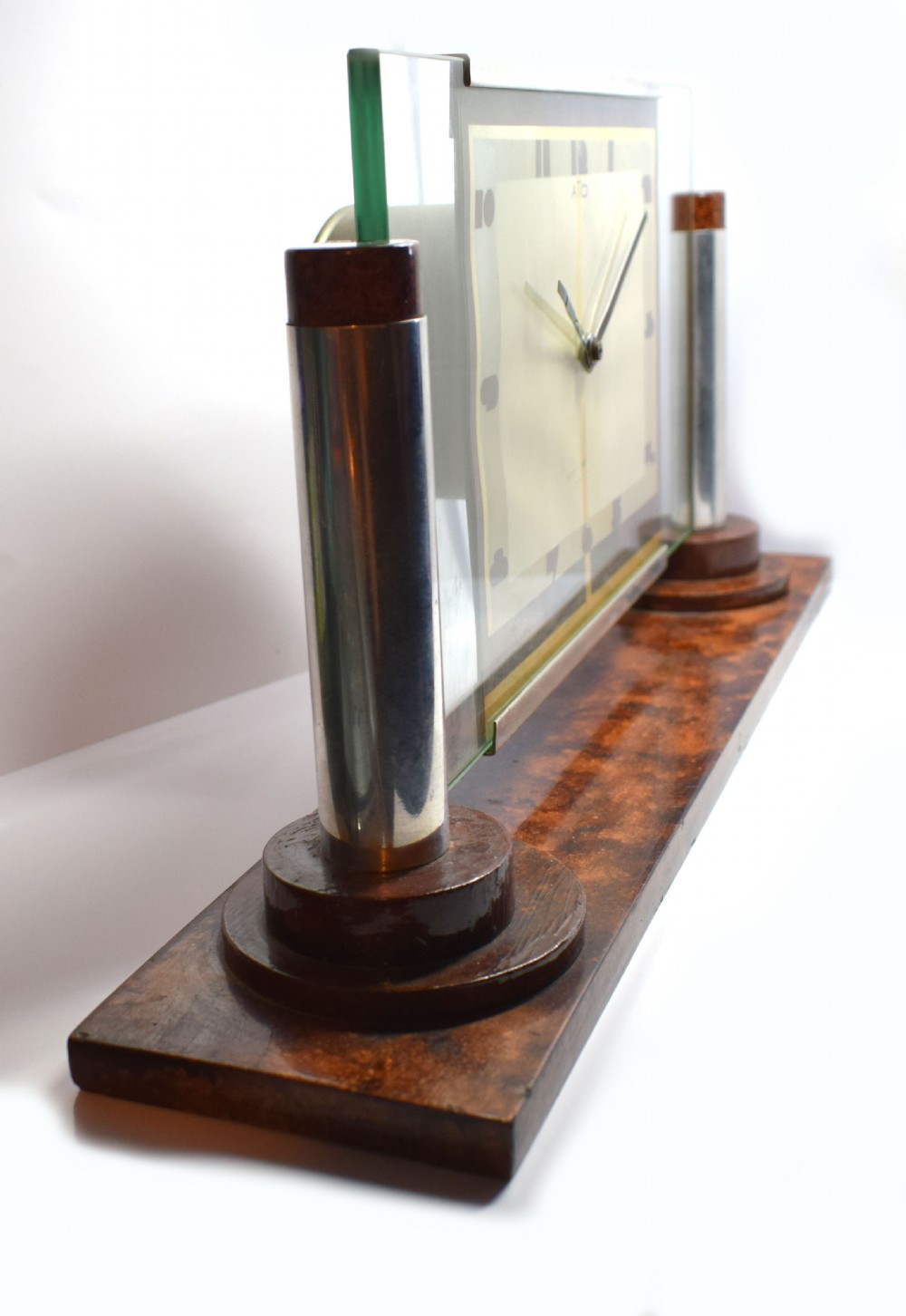 Large Art Deco Modernist Clock By ATO View VI