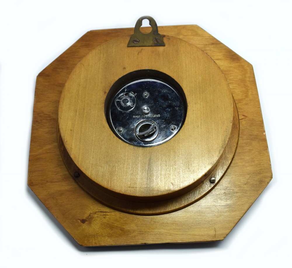 Rare Art Deco 1930's Yellow Mirror Wall Clock  View VIII