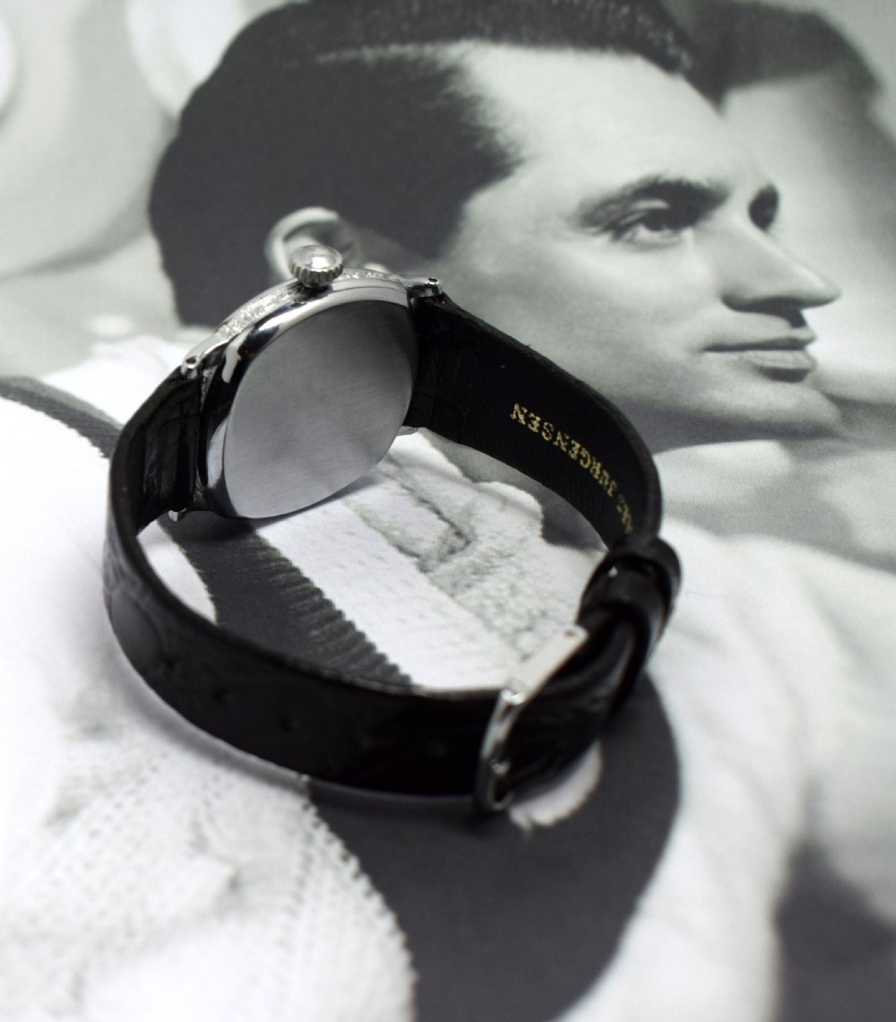 Stunning Art Deco White Gold Filled Gents Wristwatch by Elgin View VI