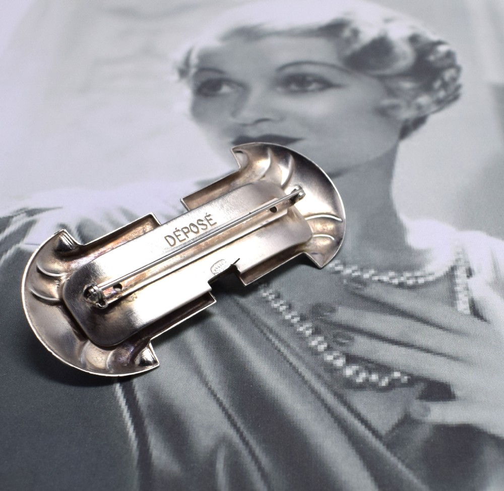 Art Deco Modernist Brooch By Jakob Bengel View III