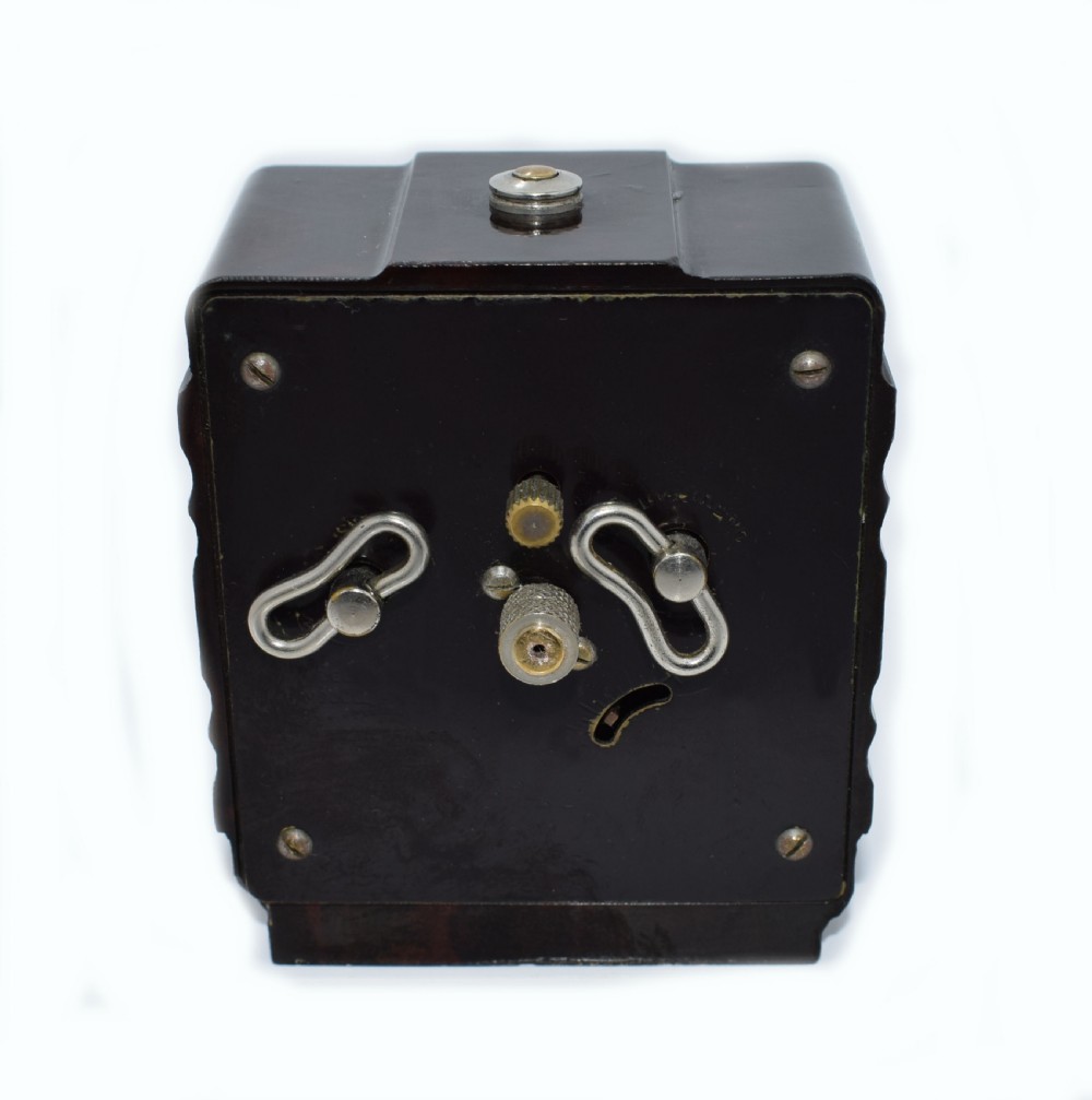 Rare French Bakelite Miniature Alarm Clock By Jaz View VII