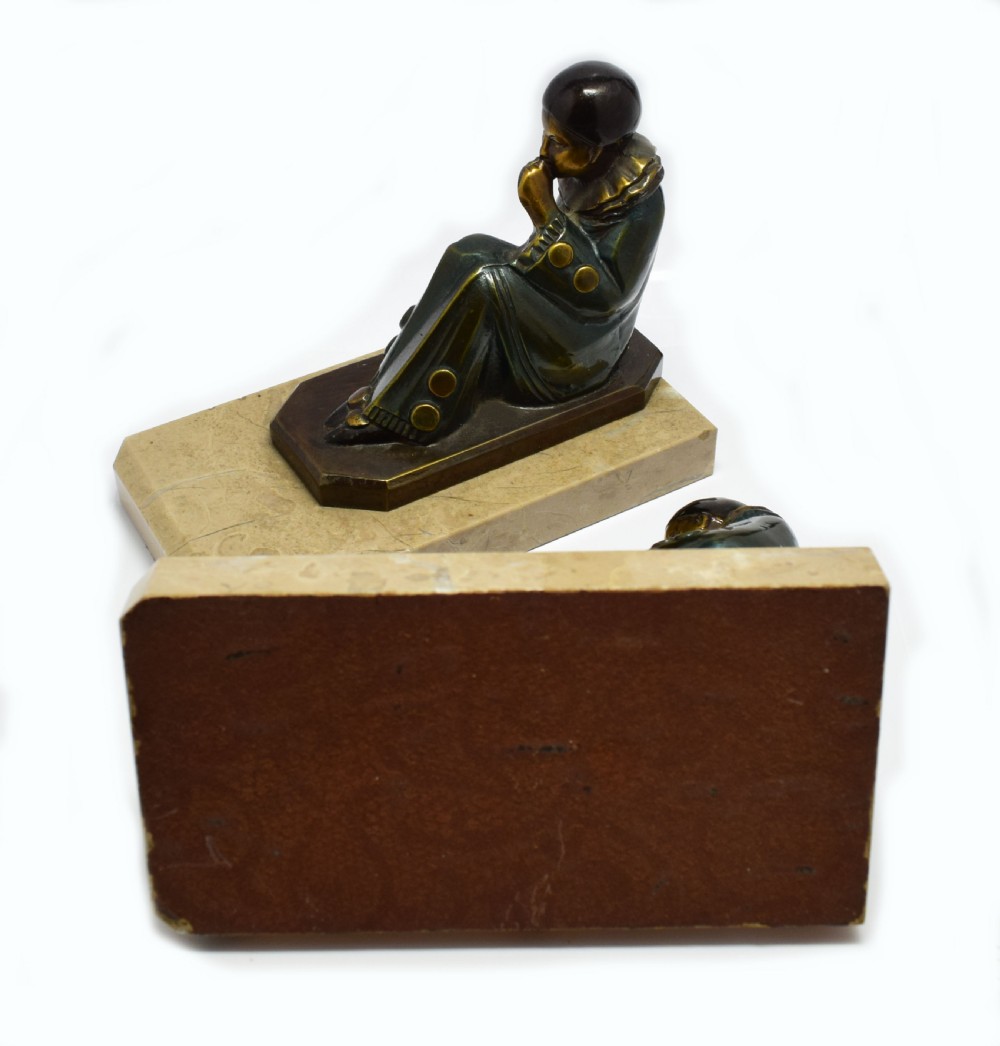 Art Deco 1930's Matching Pair of Figural Bookends View V