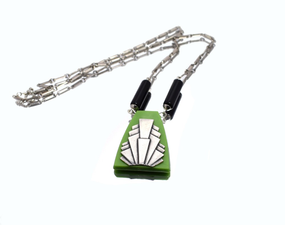Art Deco Geometric Ladies Necklace View III