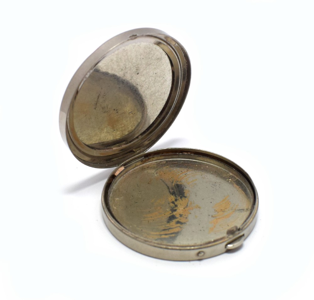 Art Deco 1930's  Enamel compact View V