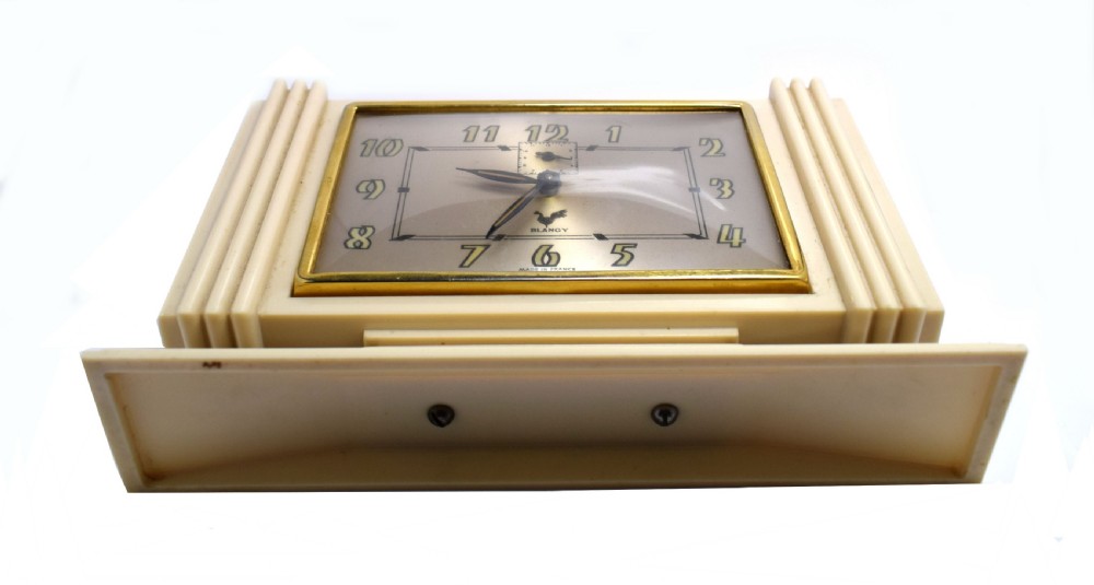 Original 1930's French Art Deco Bakelite Clock By Blangy View III