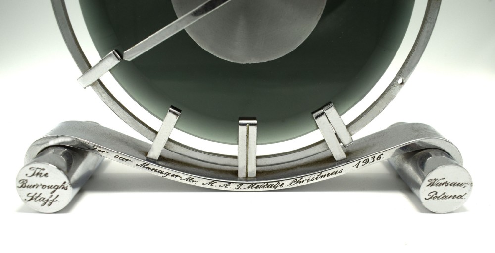 Super Rare Machine Age Clock By Junghans Dated 1936 View V