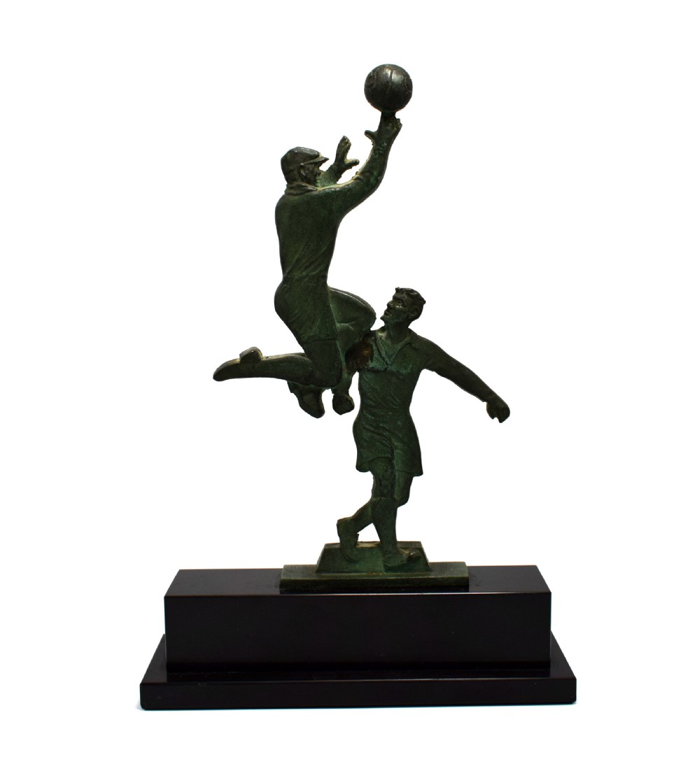Art Deco Football Trophy, France, circa 1930 View II