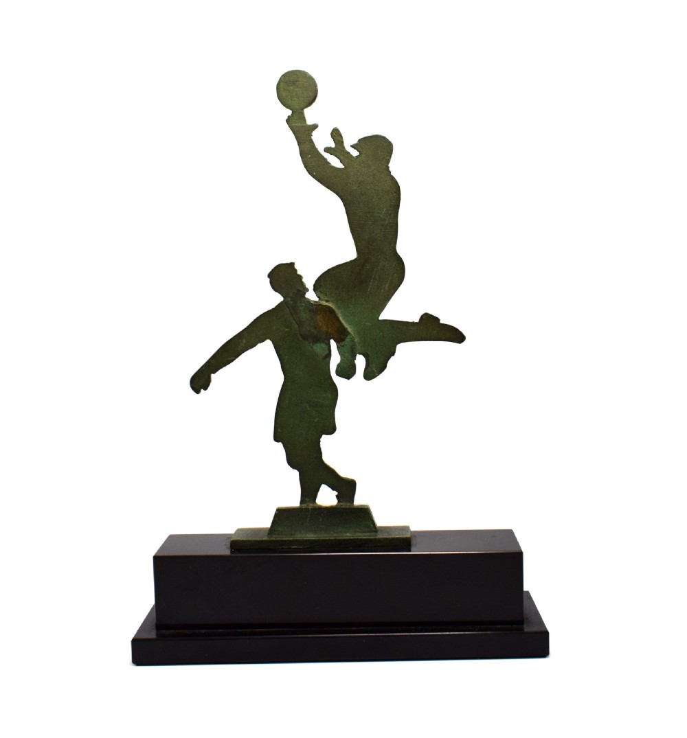 Art Deco Football Trophy, France, circa 1930 View V