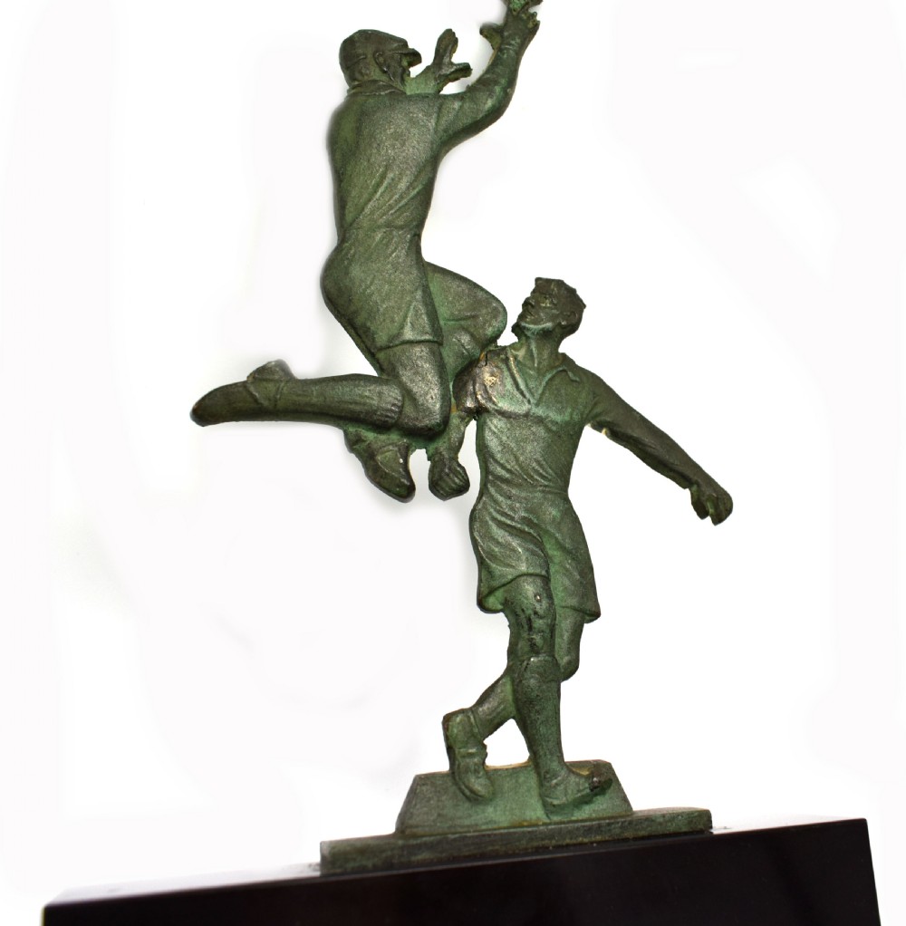 Art Deco Football Trophy, France, circa 1930 View VII